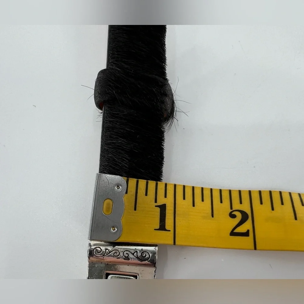 Vintage Brighton Skinny Calf Hair Belt‎ ML/32
